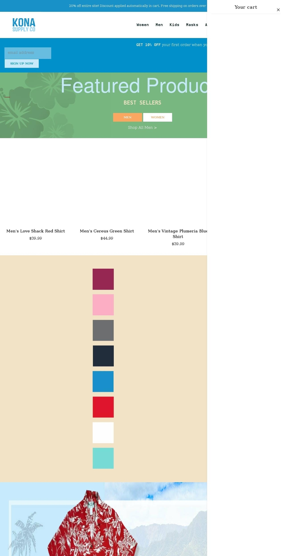 konasupplyco.com shopify website screenshot