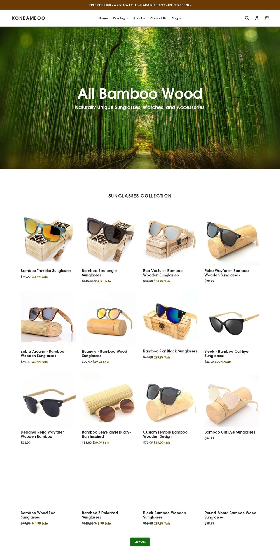 konbamboo.com shopify website screenshot