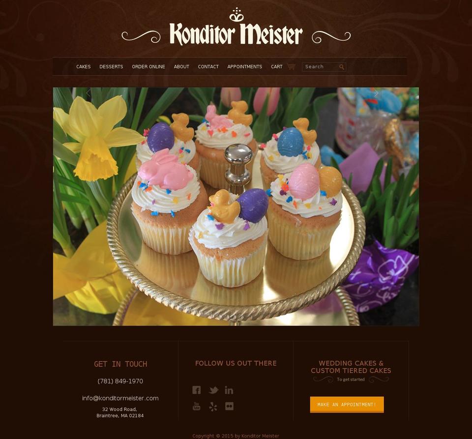 konditormeister.com shopify website screenshot