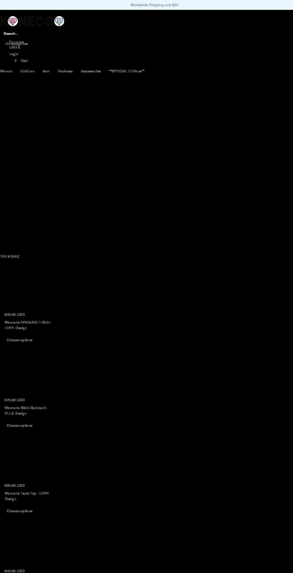 konecco.com shopify website screenshot