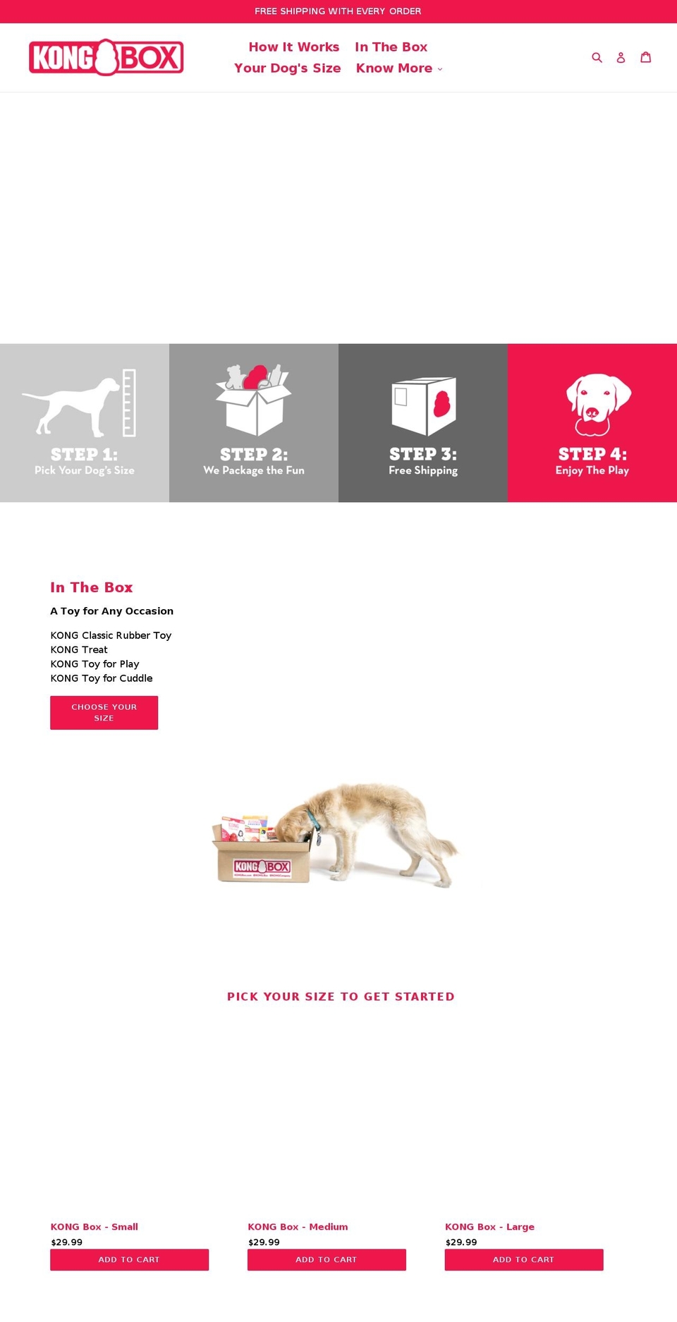 kongbox.com — Shopify storefront screenshot