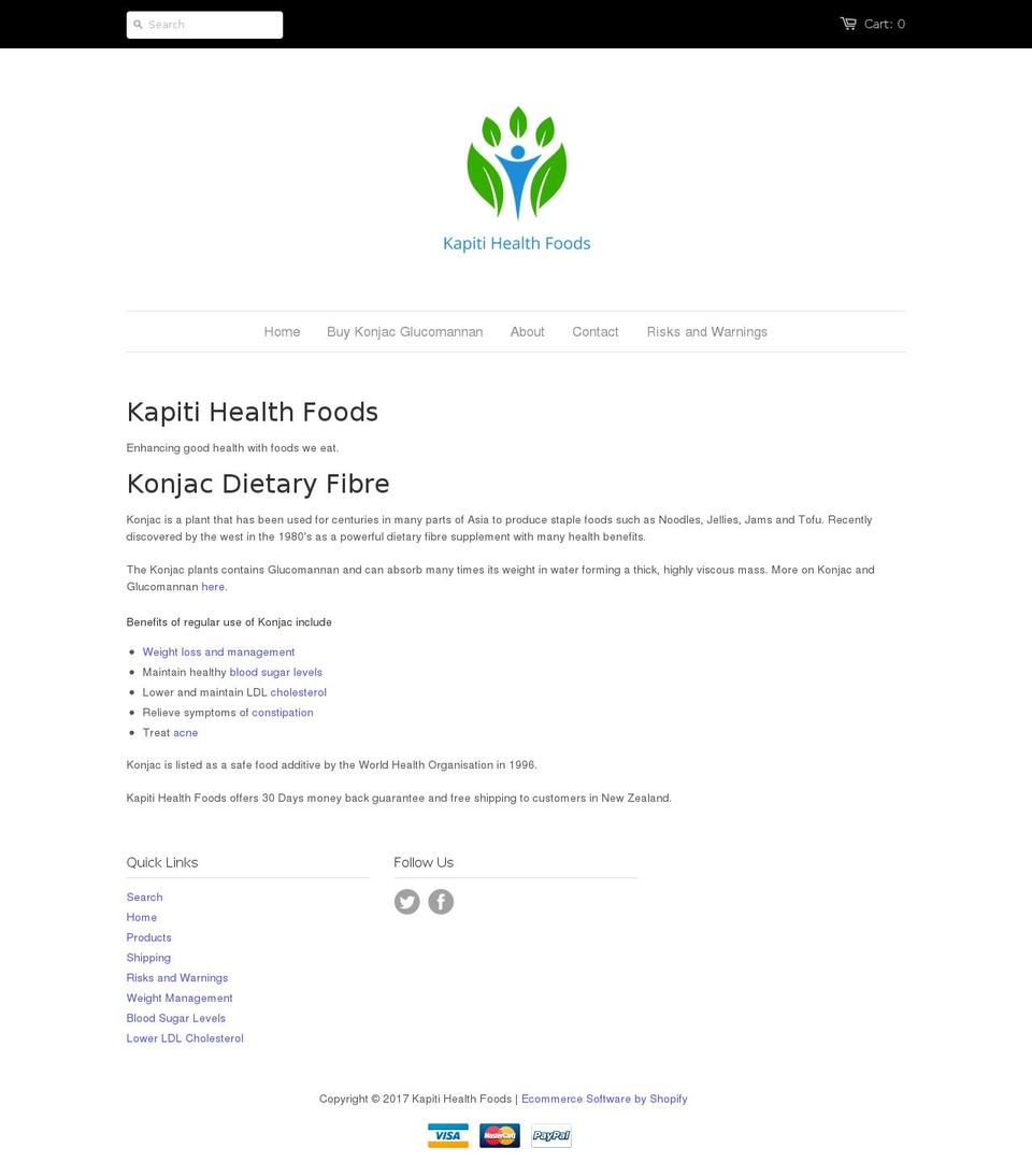 konjac.co.nz shopify website screenshot