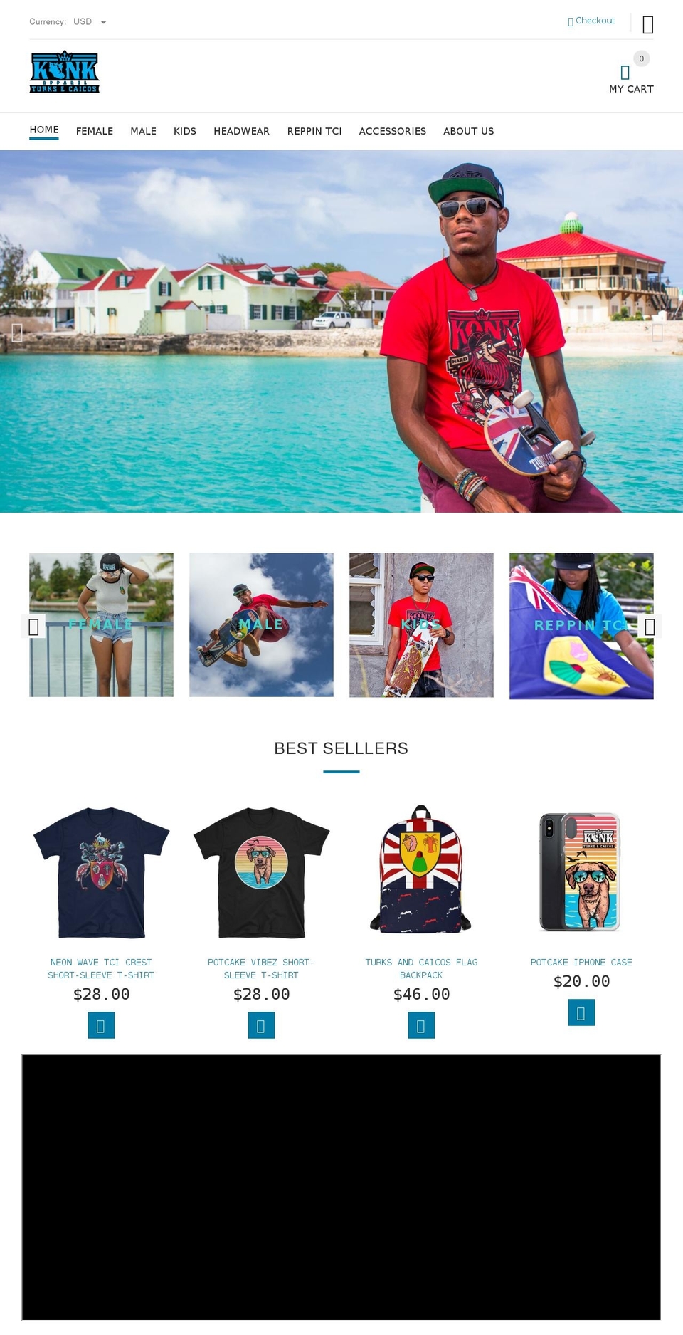 yourstore-v2-1-3 Shopify theme site example konkapparel.com