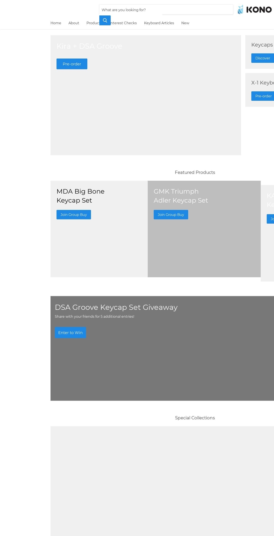 konostore.com — Shopify storefront screenshot