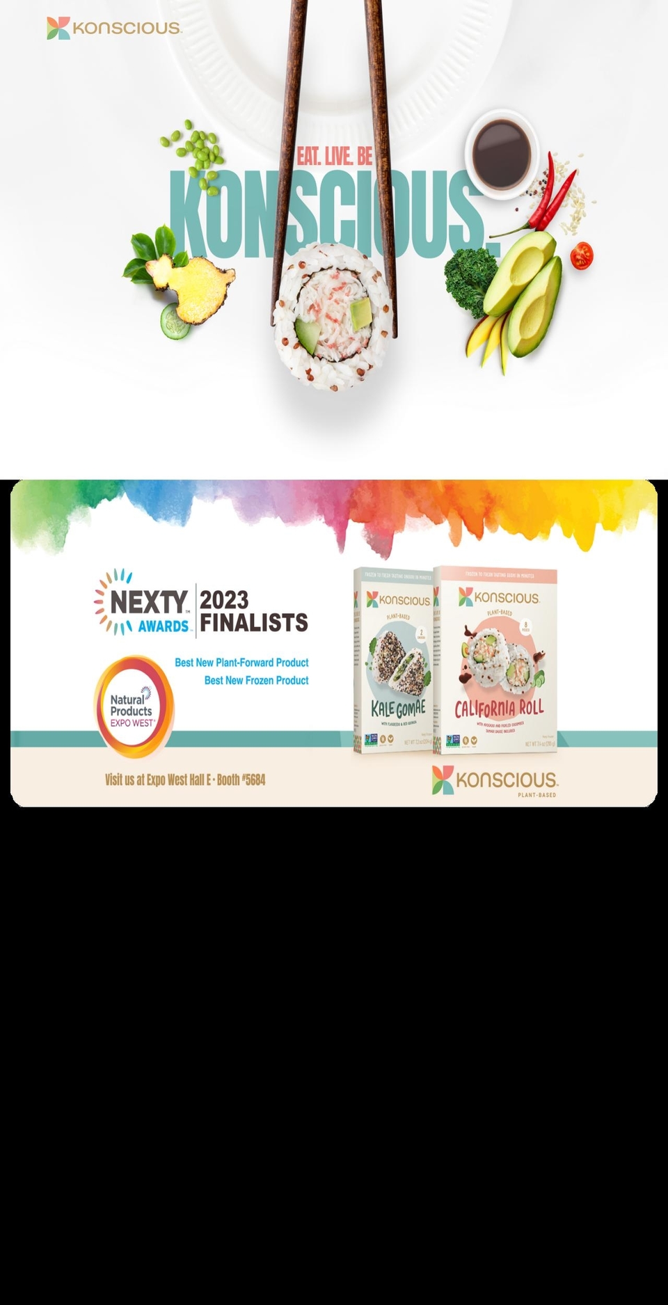 konscious.com shopify website screenshot