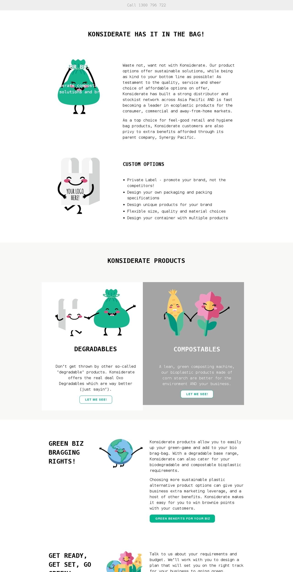konsiderate.com.au shopify website screenshot