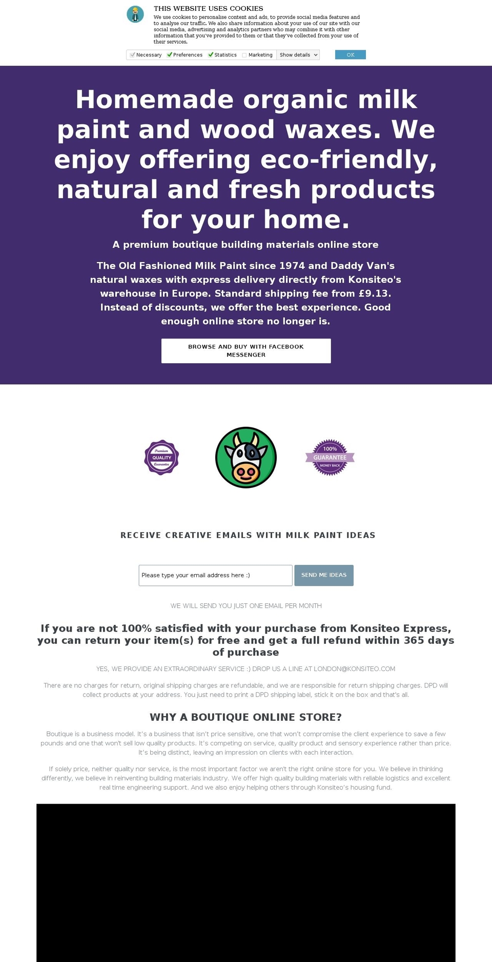 konsiteoexpress.com — Shopify storefront screenshot
