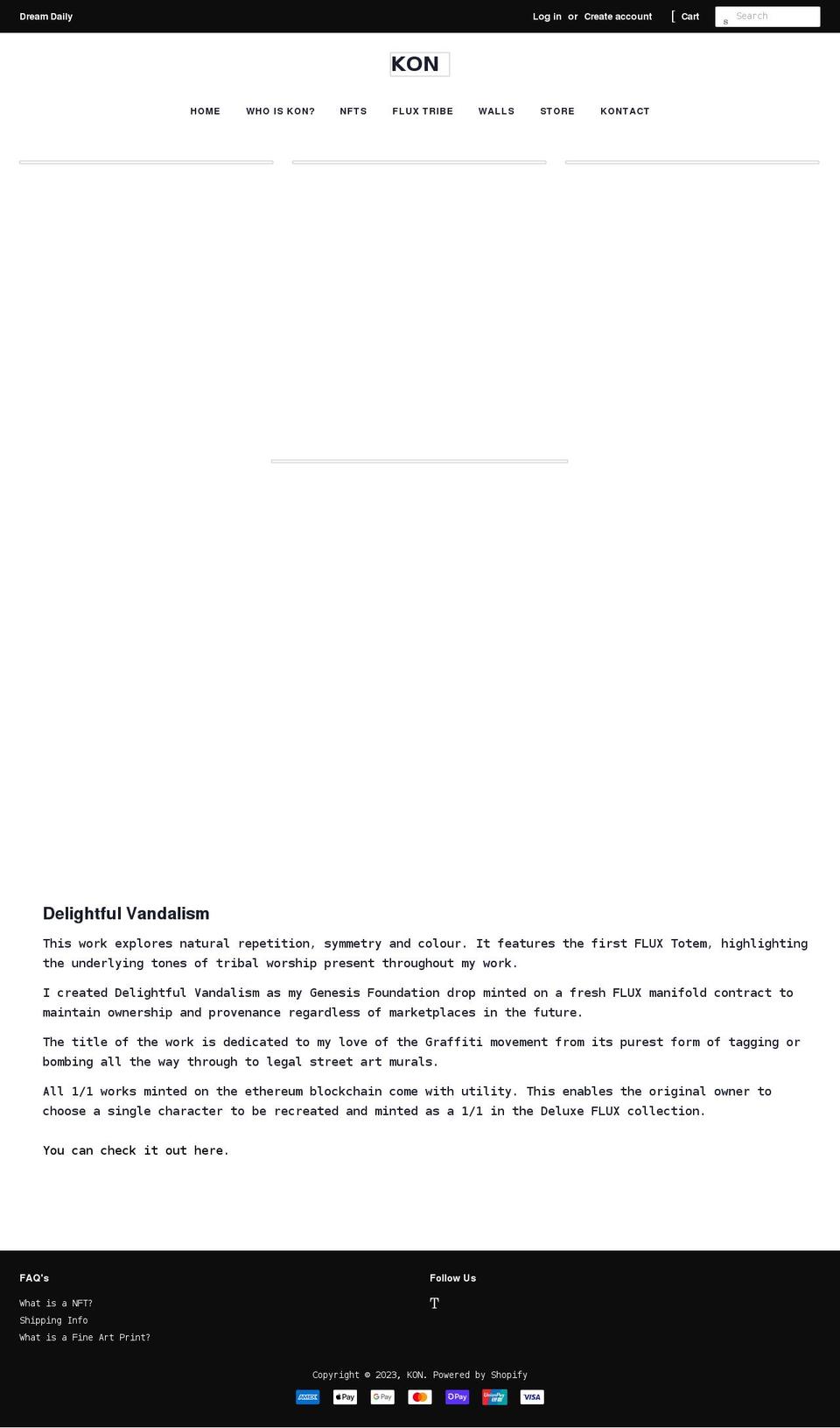 konstantflux.com.au shopify website screenshot