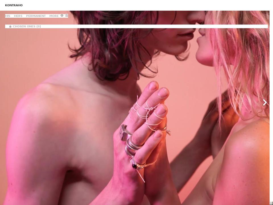 kontrahojewellery.com shopify website screenshot