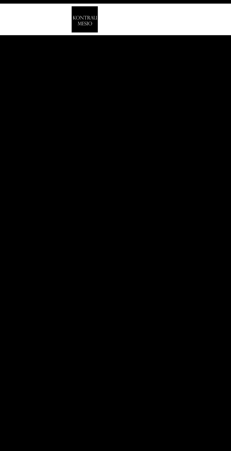 kontraumesio.com shopify website screenshot