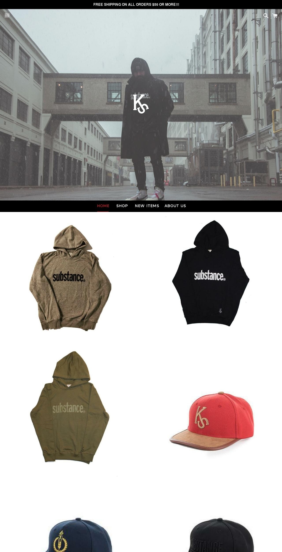 kontrolled-substance.myshopify.com shopify website screenshot