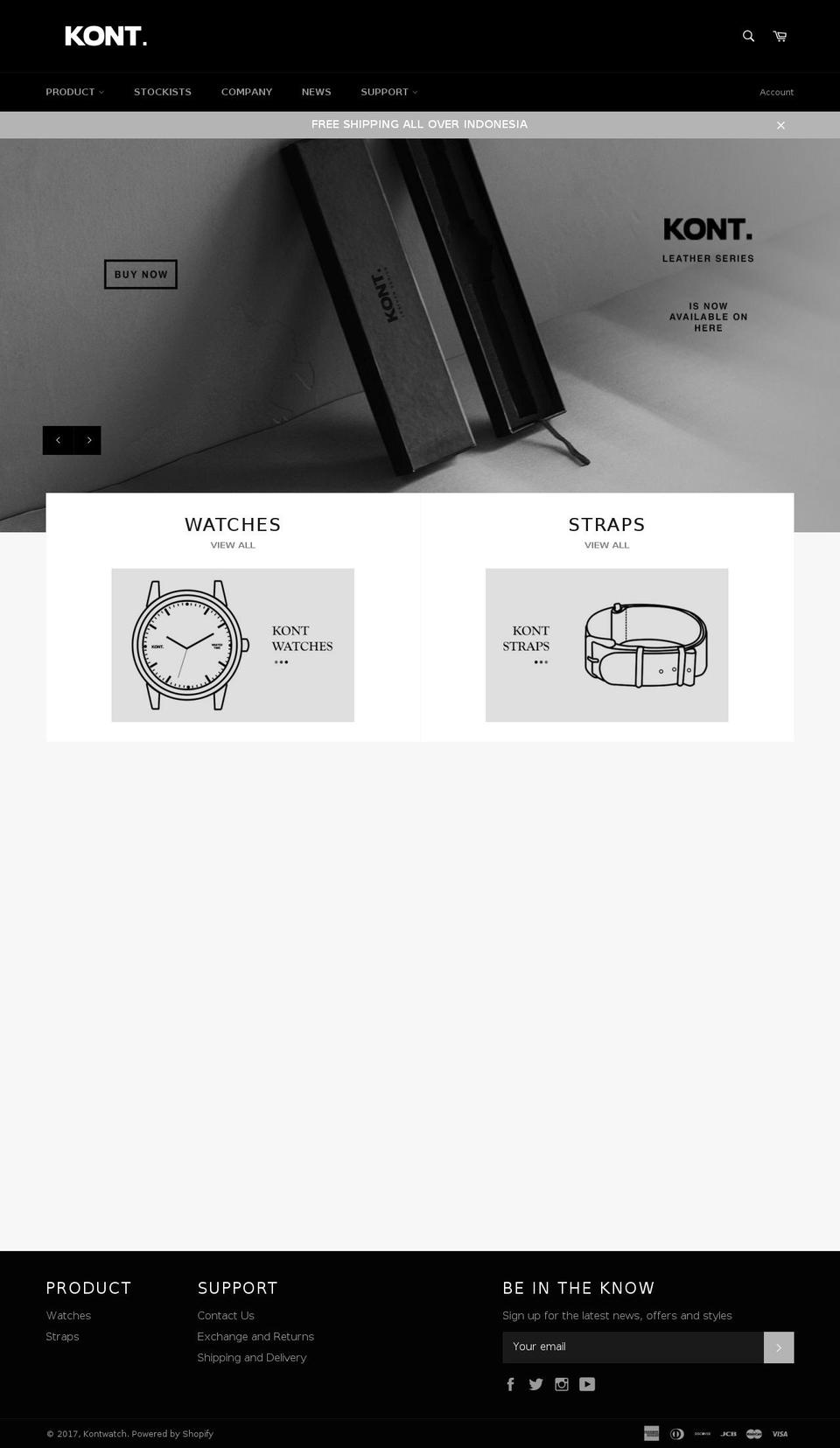 kontwatch.com shopify website screenshot