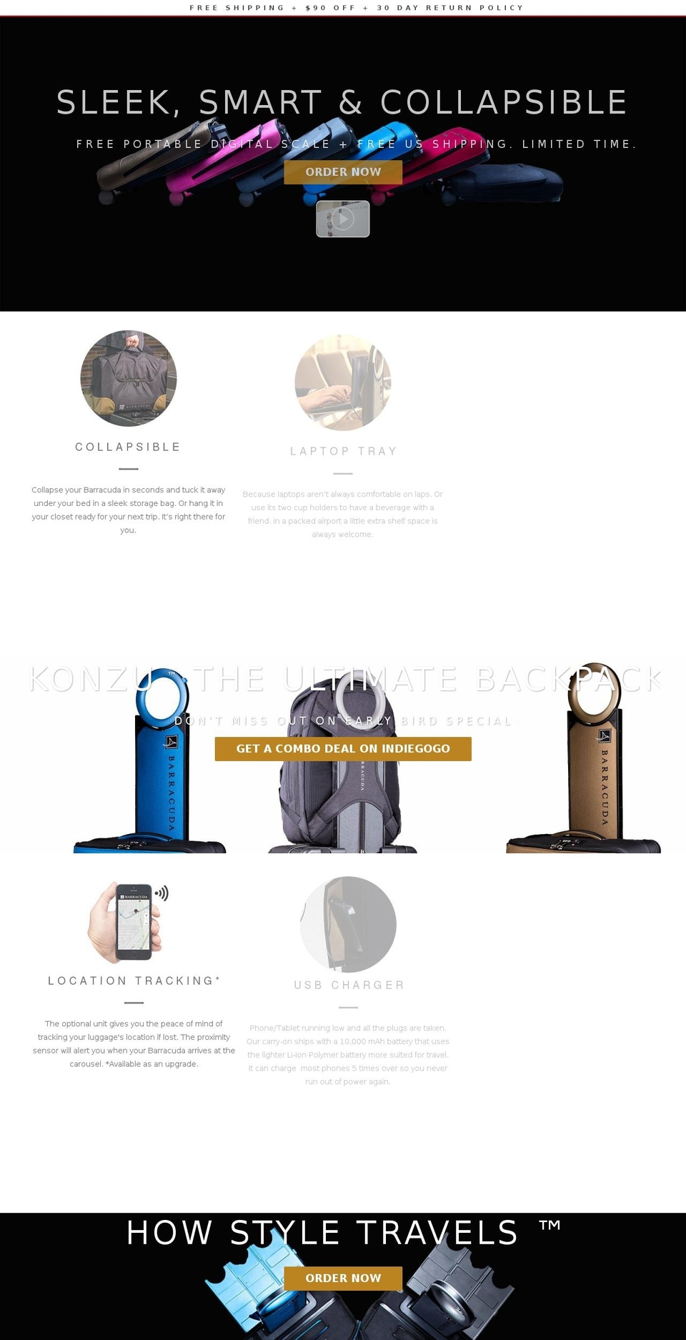 konzu.co shopify website screenshot