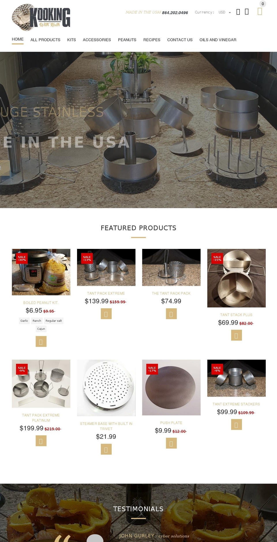 install-me-yourstore-v2-1-7 Shopify theme site example kookingwithkeith.com