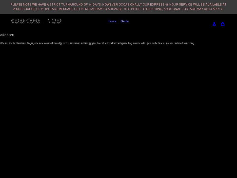 kookoolingo.co.uk shopify website screenshot
