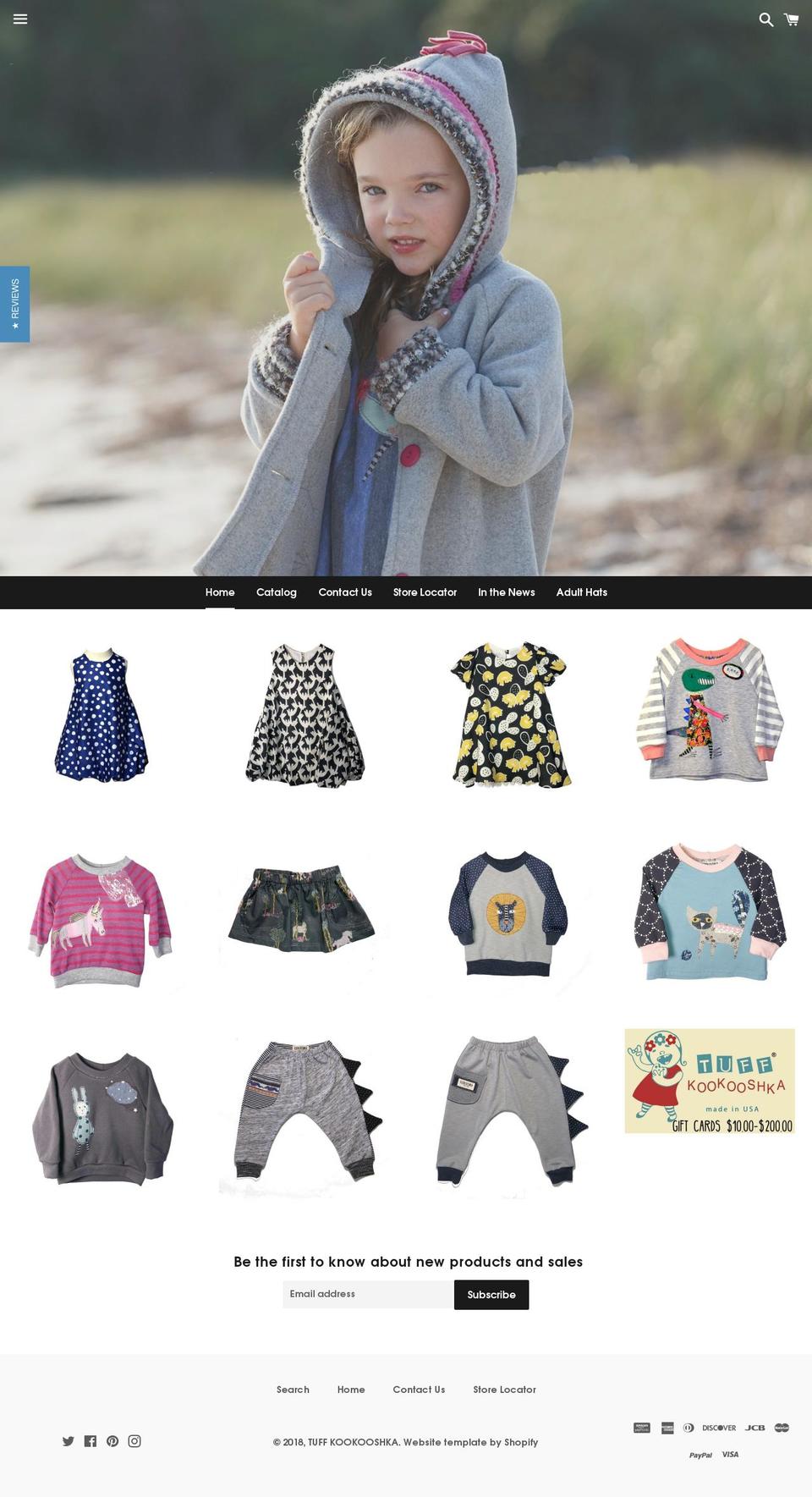kookooshka.net shopify website screenshot