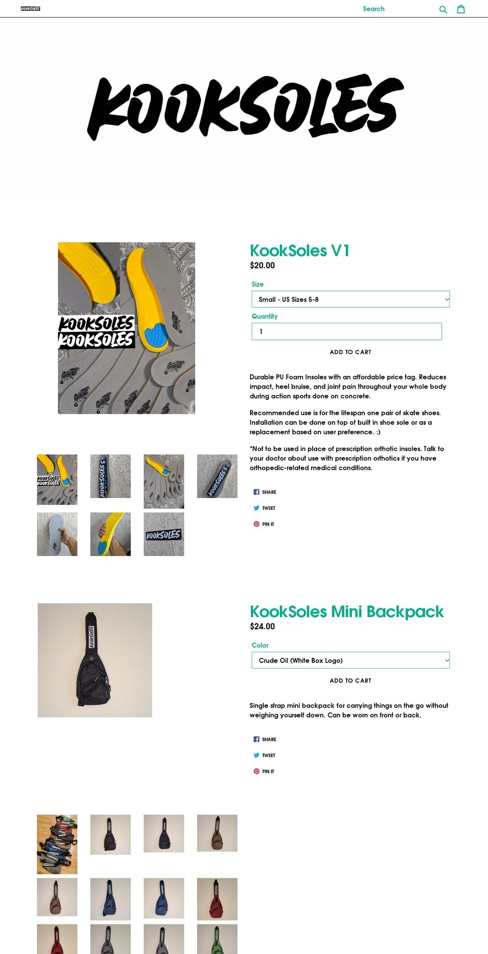 kooksoles.com shopify website screenshot