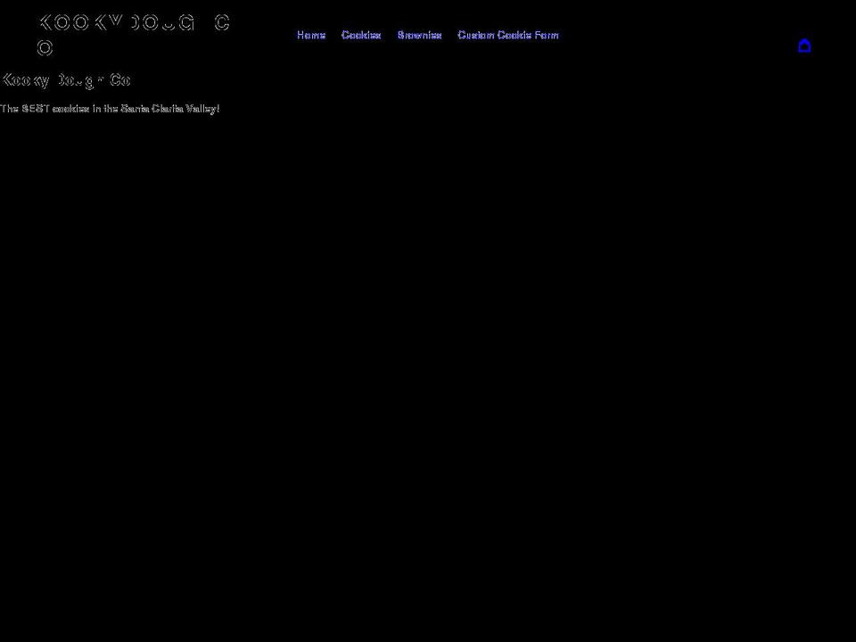 kookydoughco.com shopify website screenshot