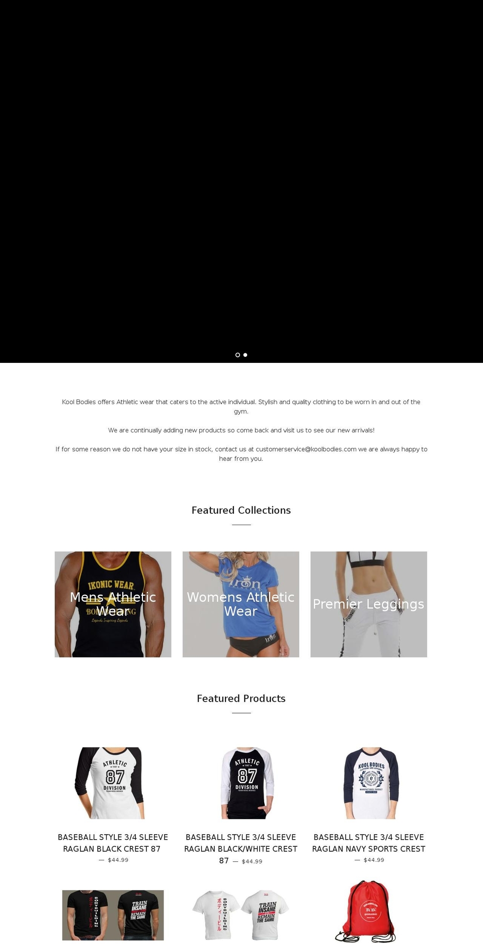 koolbodies.com shopify website screenshot