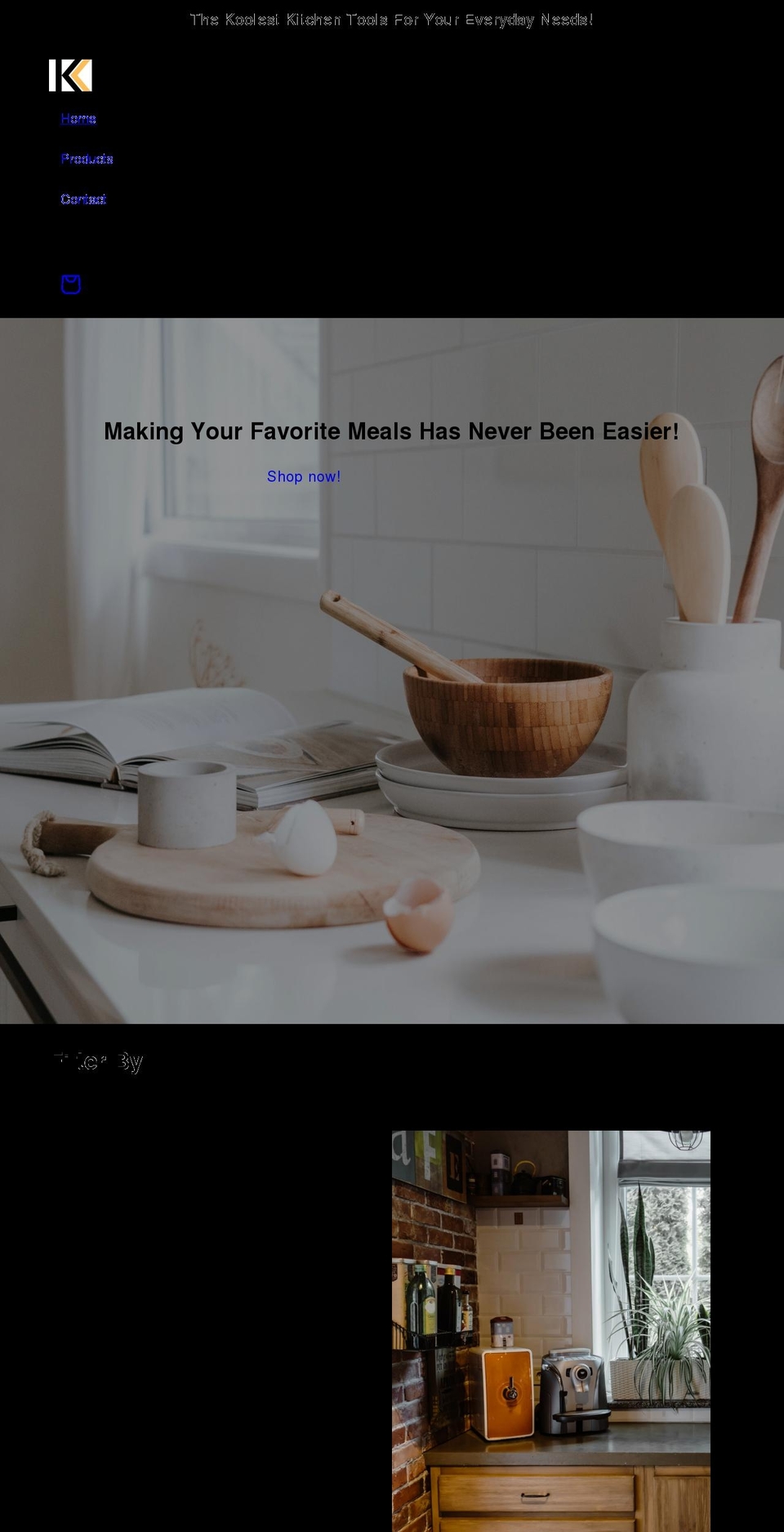 koolestkitchen.com — Shopify storefront screenshot