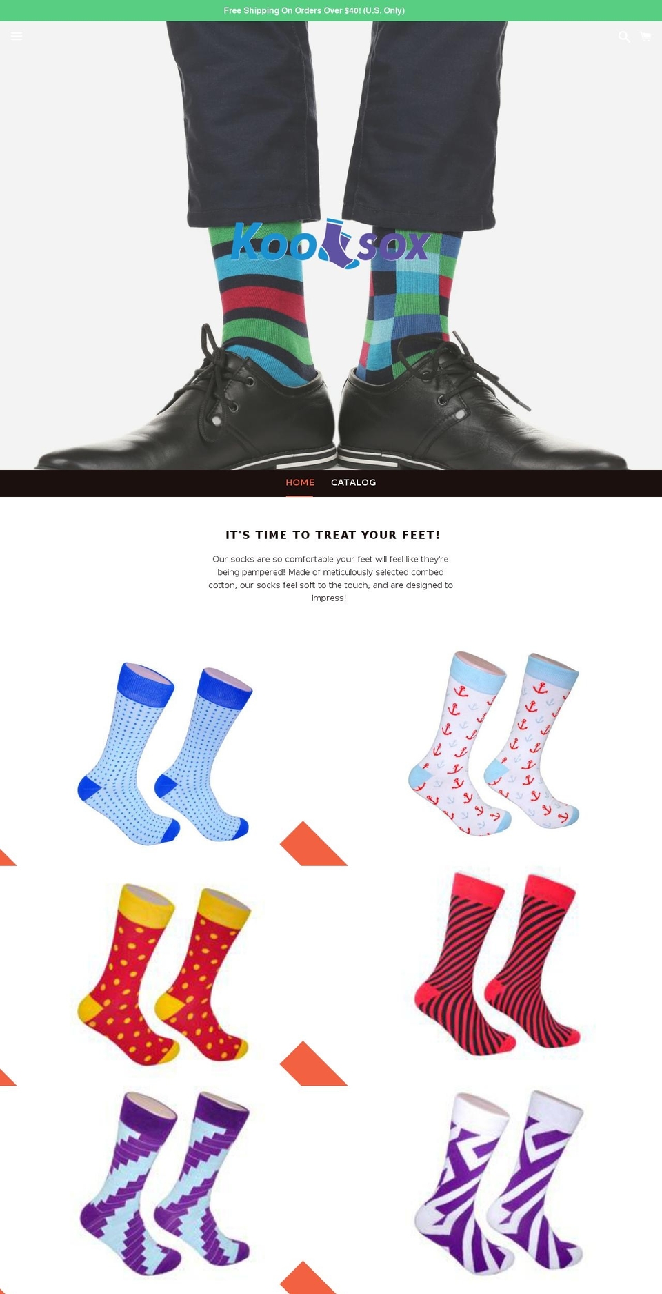 koolsox.com — Shopify storefront screenshot