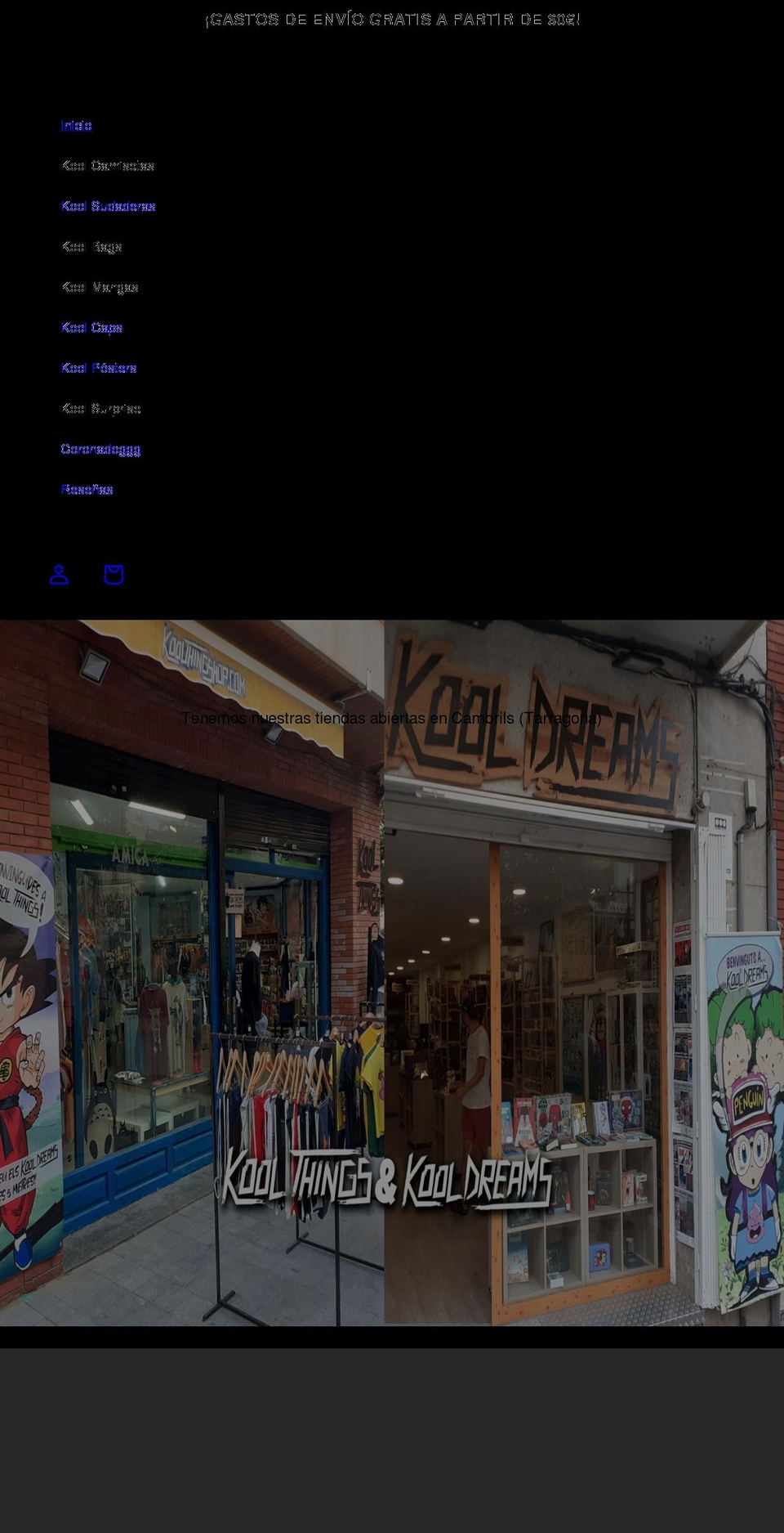 koolthingshop.com shopify website screenshot