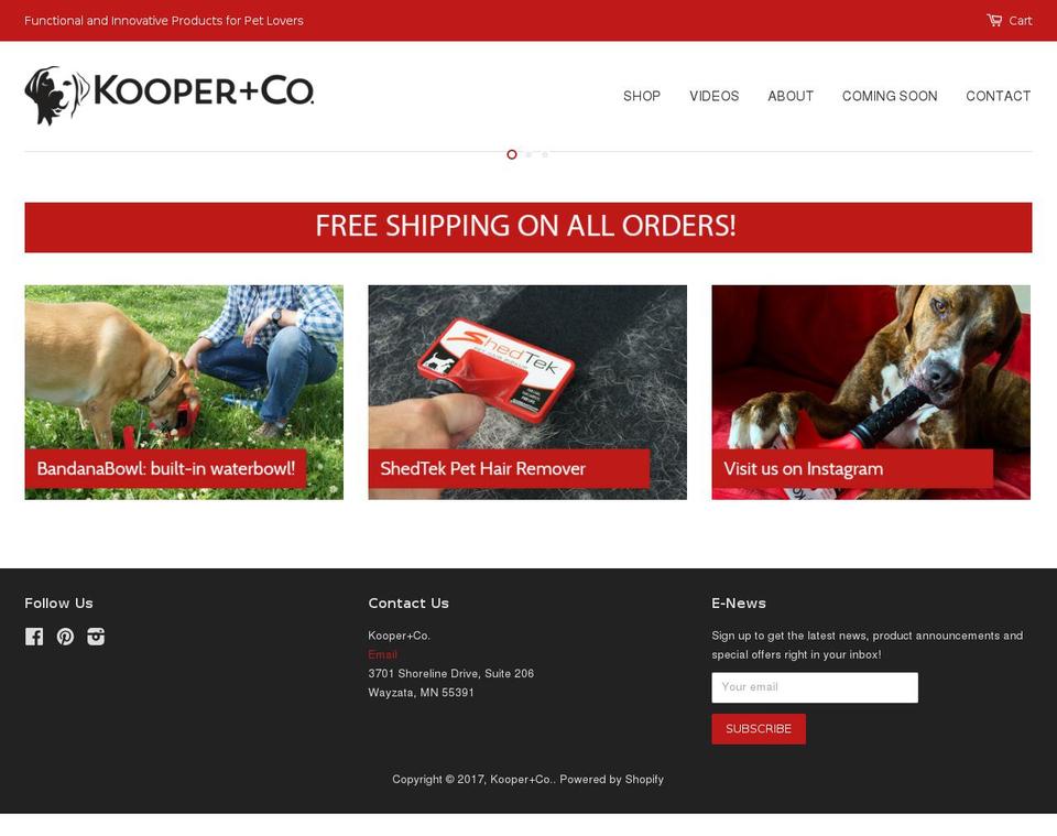 kooperandco.com shopify website screenshot