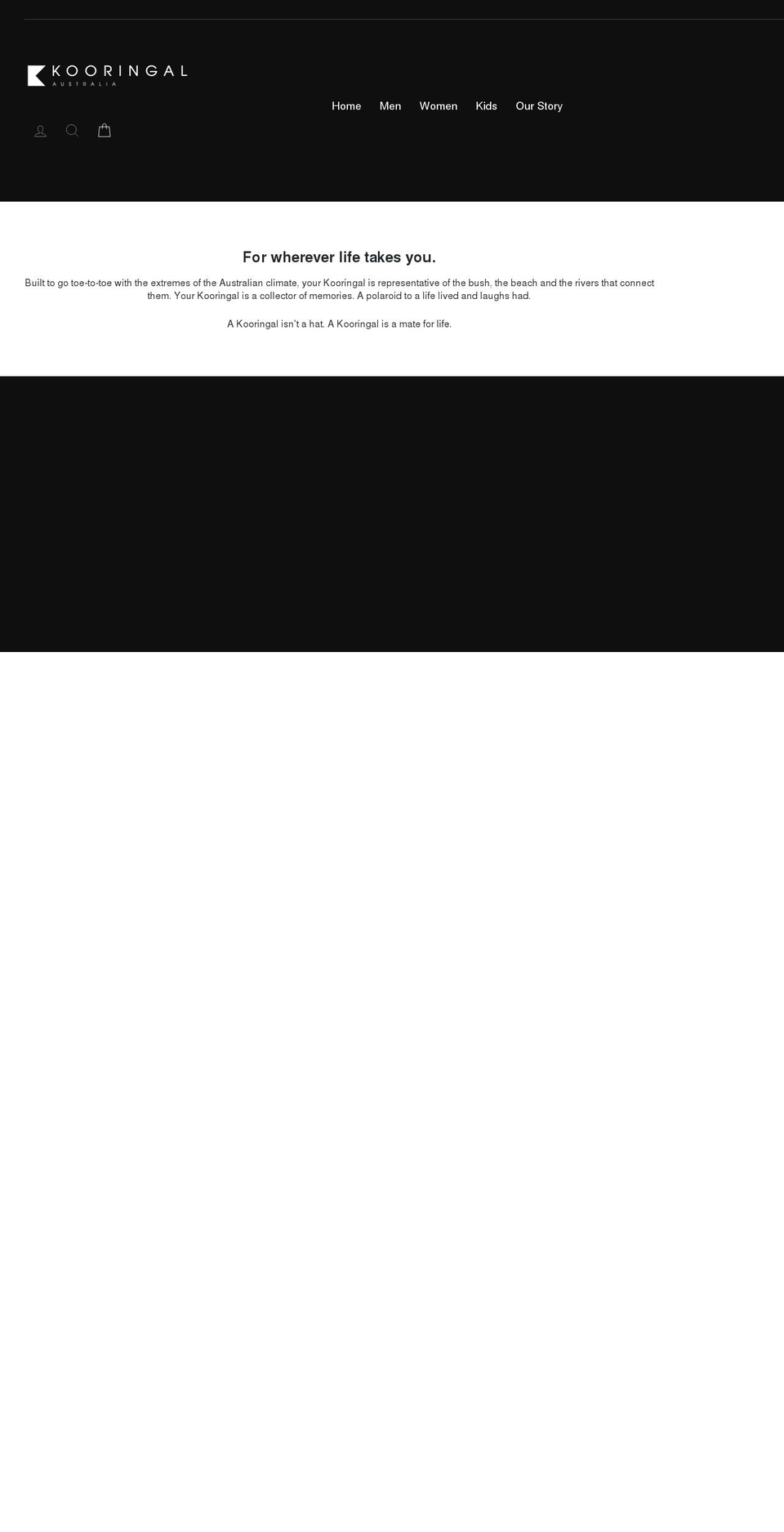 kooringalaustralia.com shopify website screenshot