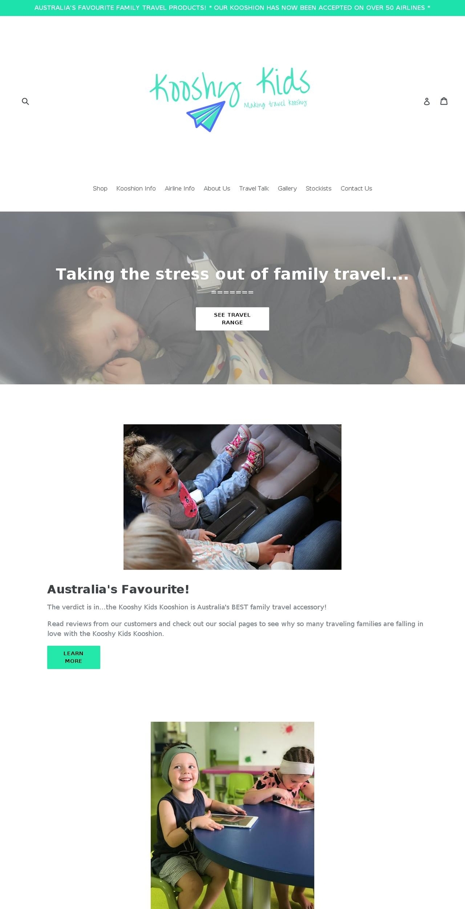 Kooshy Kids (Saffron) Theme Shopify theme site example kooshykid.com