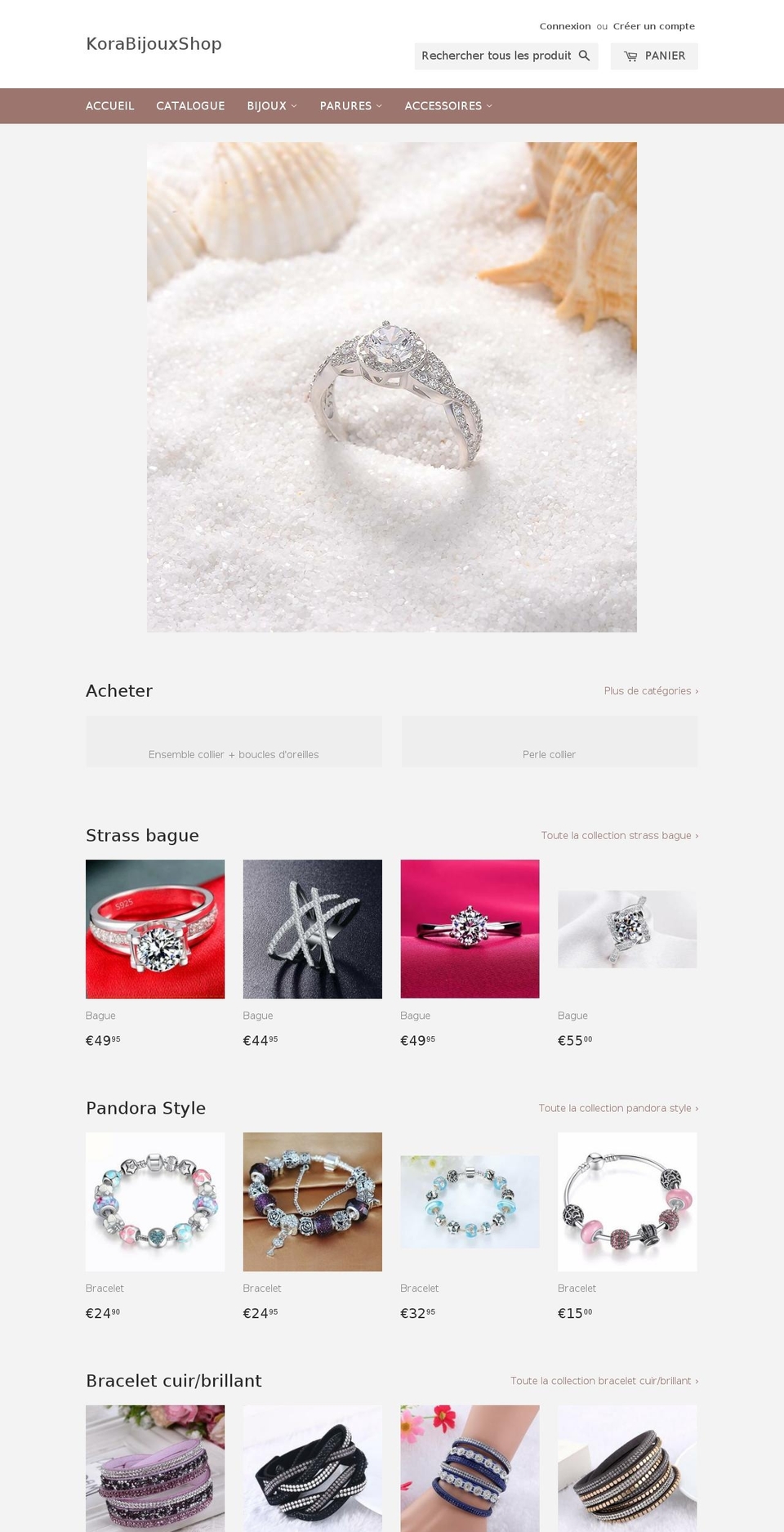 korabijouxshop.com — Shopify storefront screenshot