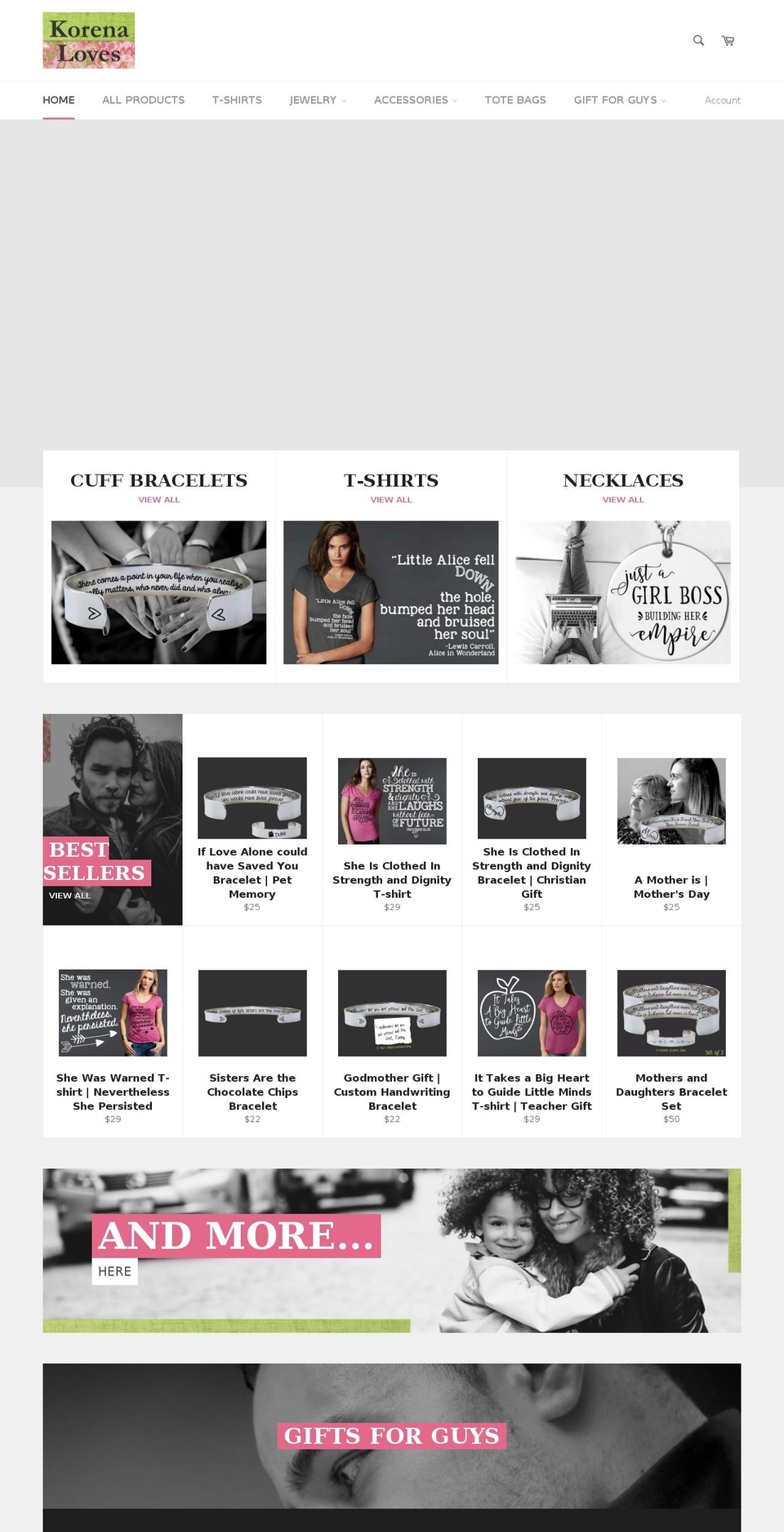 korenaloves.com — Shopify storefront screenshot