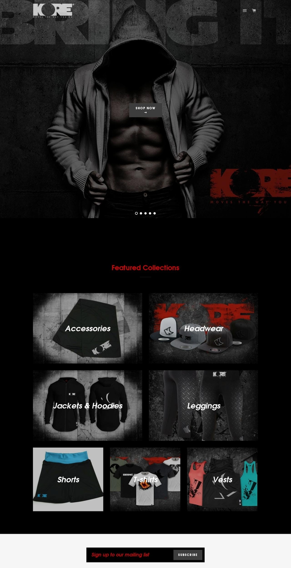 koreurbanapparel.org shopify website screenshot