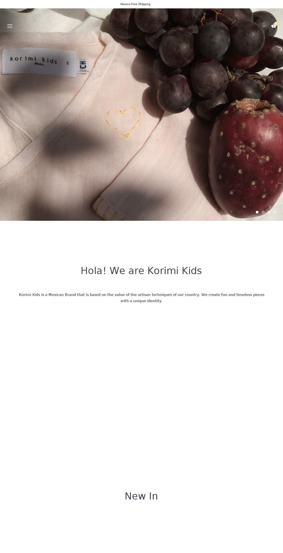 korimi.org shopify website screenshot