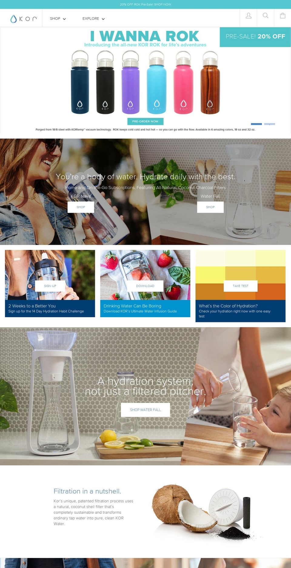 korlife.com shopify website screenshot