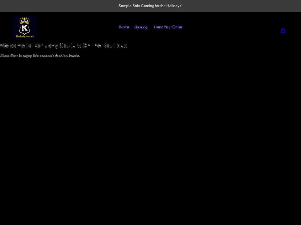 korluchycoutureboutique.com shopify website screenshot