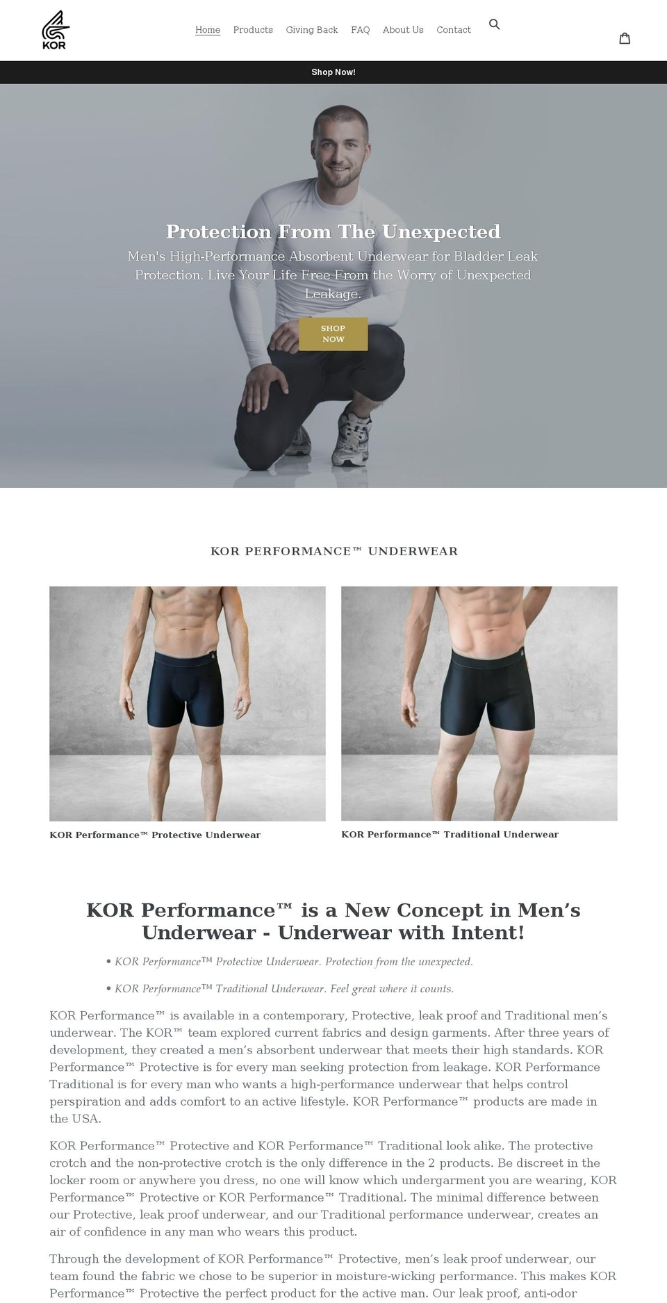 korperformance.com shopify website screenshot