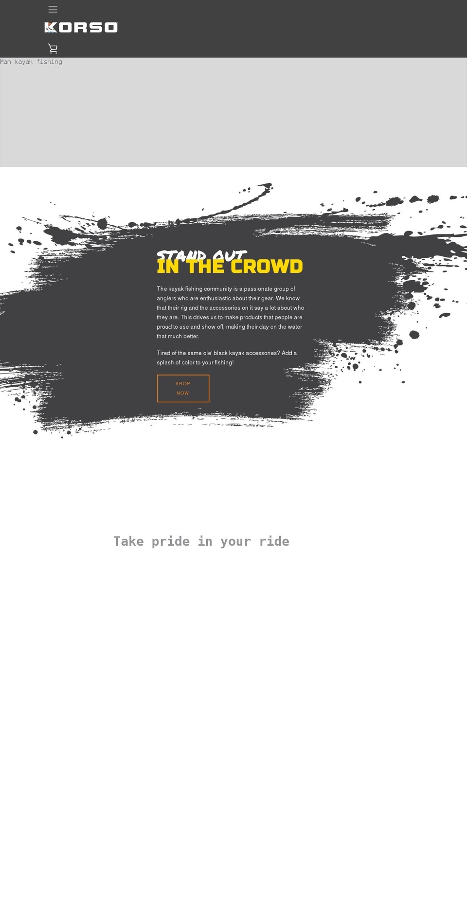 korsooutdoors.com shopify website screenshot