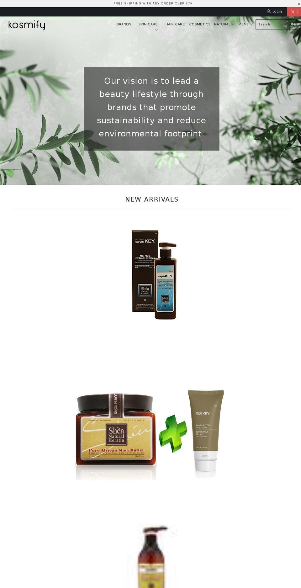 kosmify.com — Shopify storefront screenshot