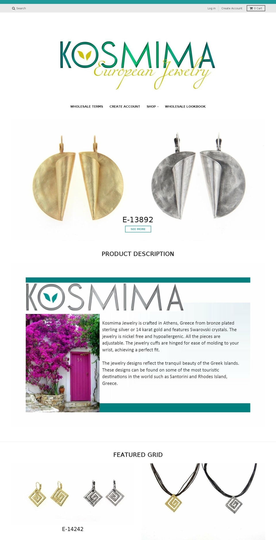 kosmimaemporium.com shopify website screenshot