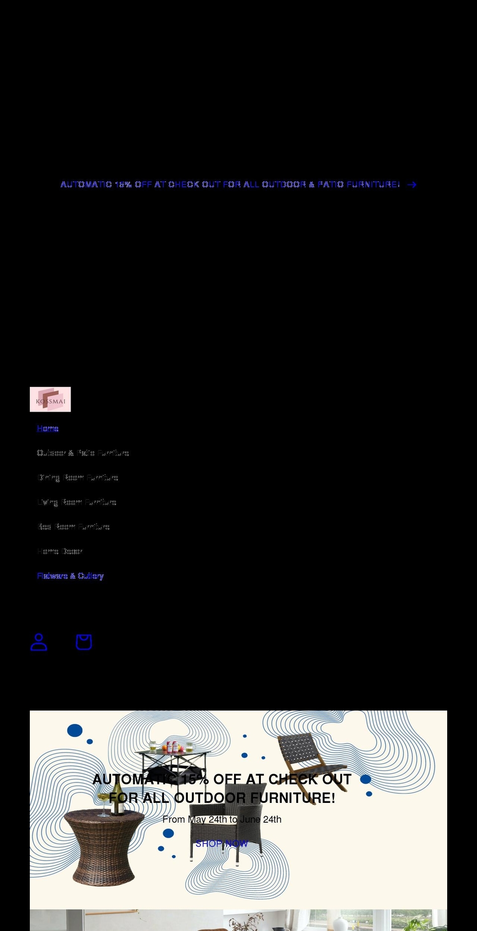 kossmai.com shopify website screenshot