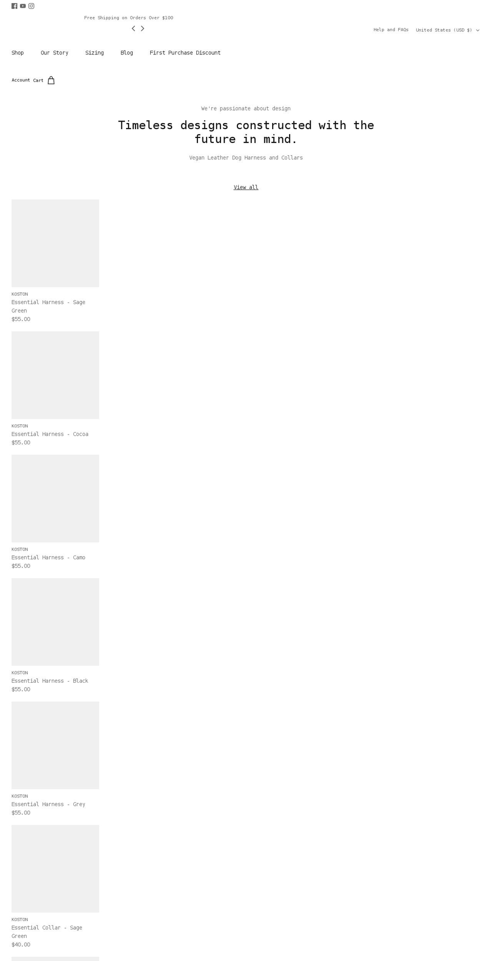 koston.com shopify website screenshot