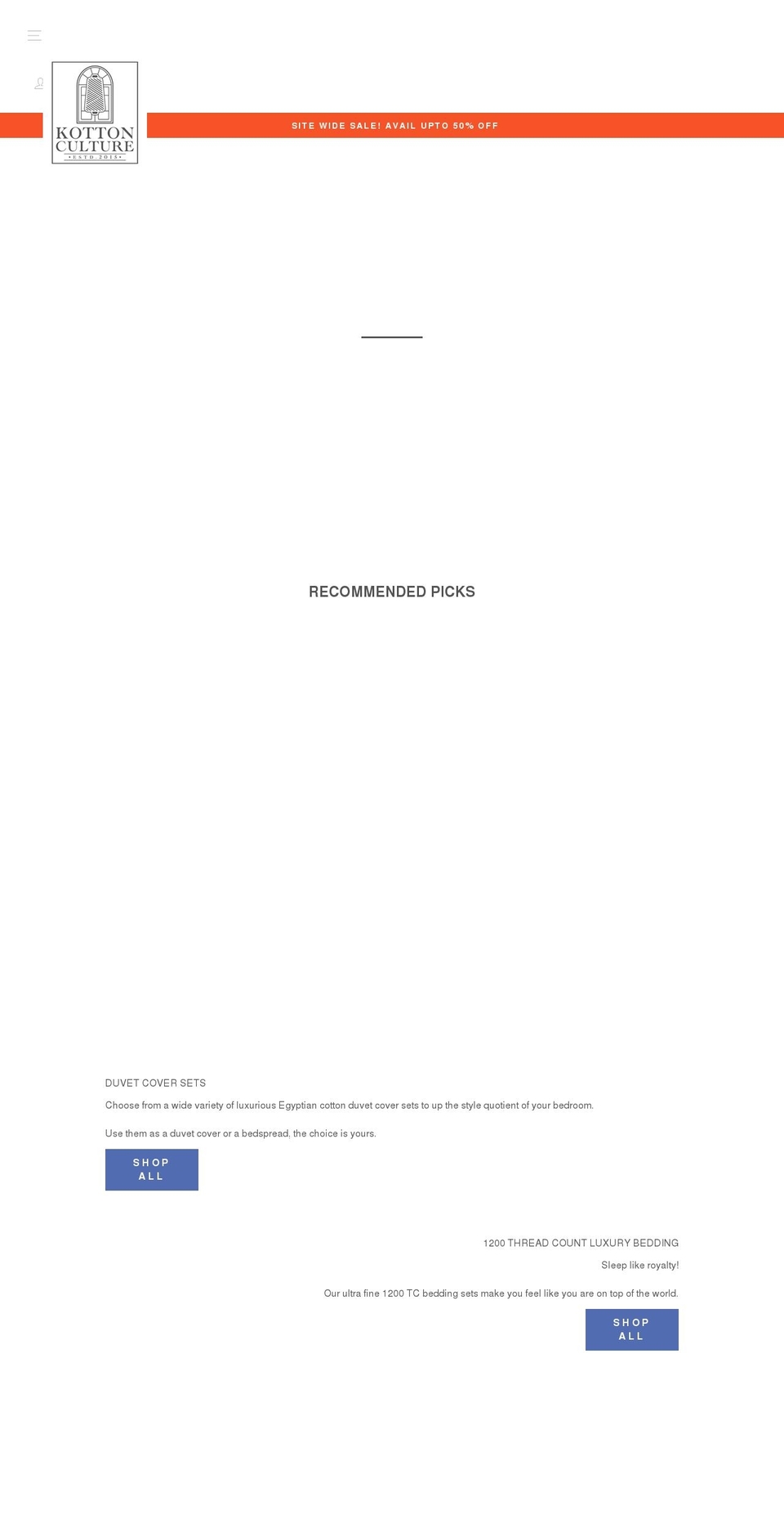 kottonculture.com shopify website screenshot