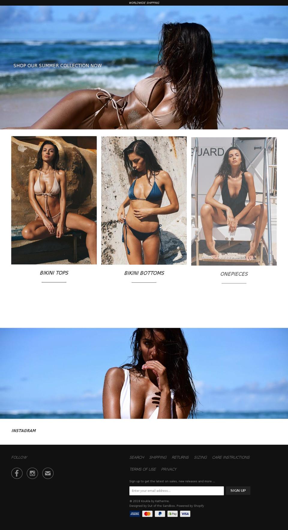 kouklabykatherine.com shopify website screenshot