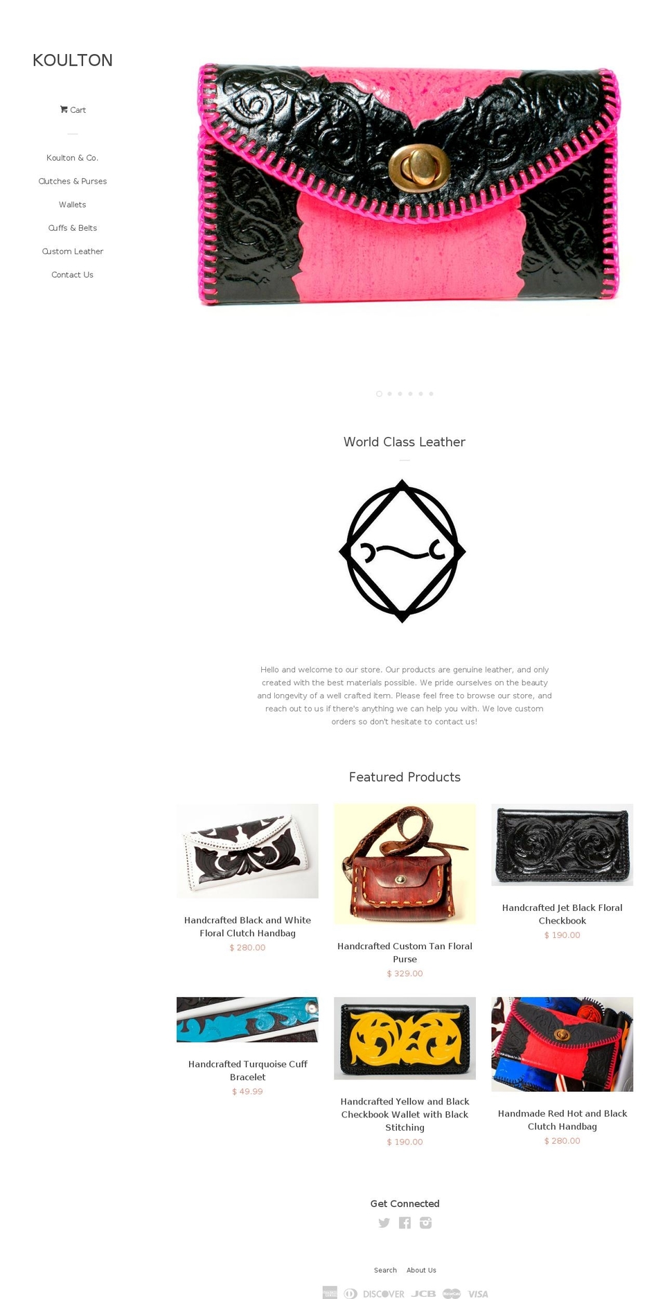 koulton.com shopify website screenshot