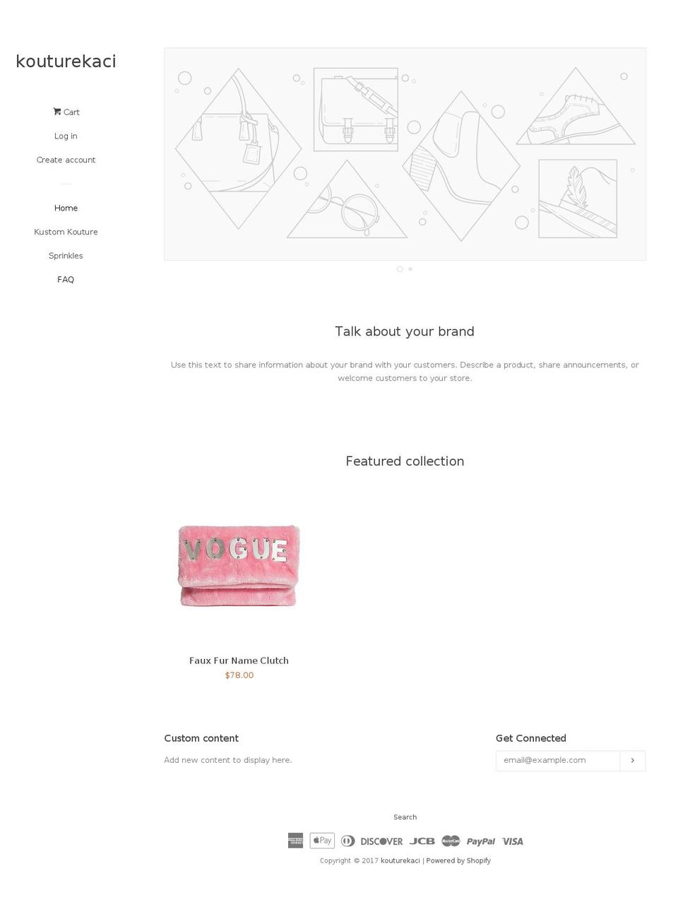 kouturekaci.com shopify website screenshot