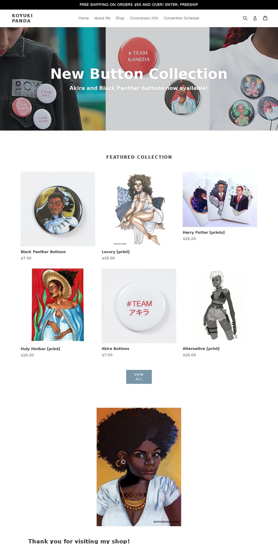 koyukipanda.com — Shopify storefront screenshot