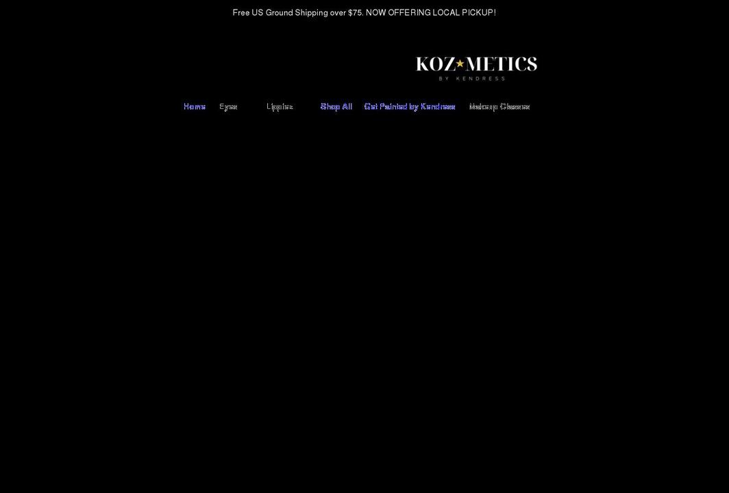 kozbykendress.com shopify website screenshot