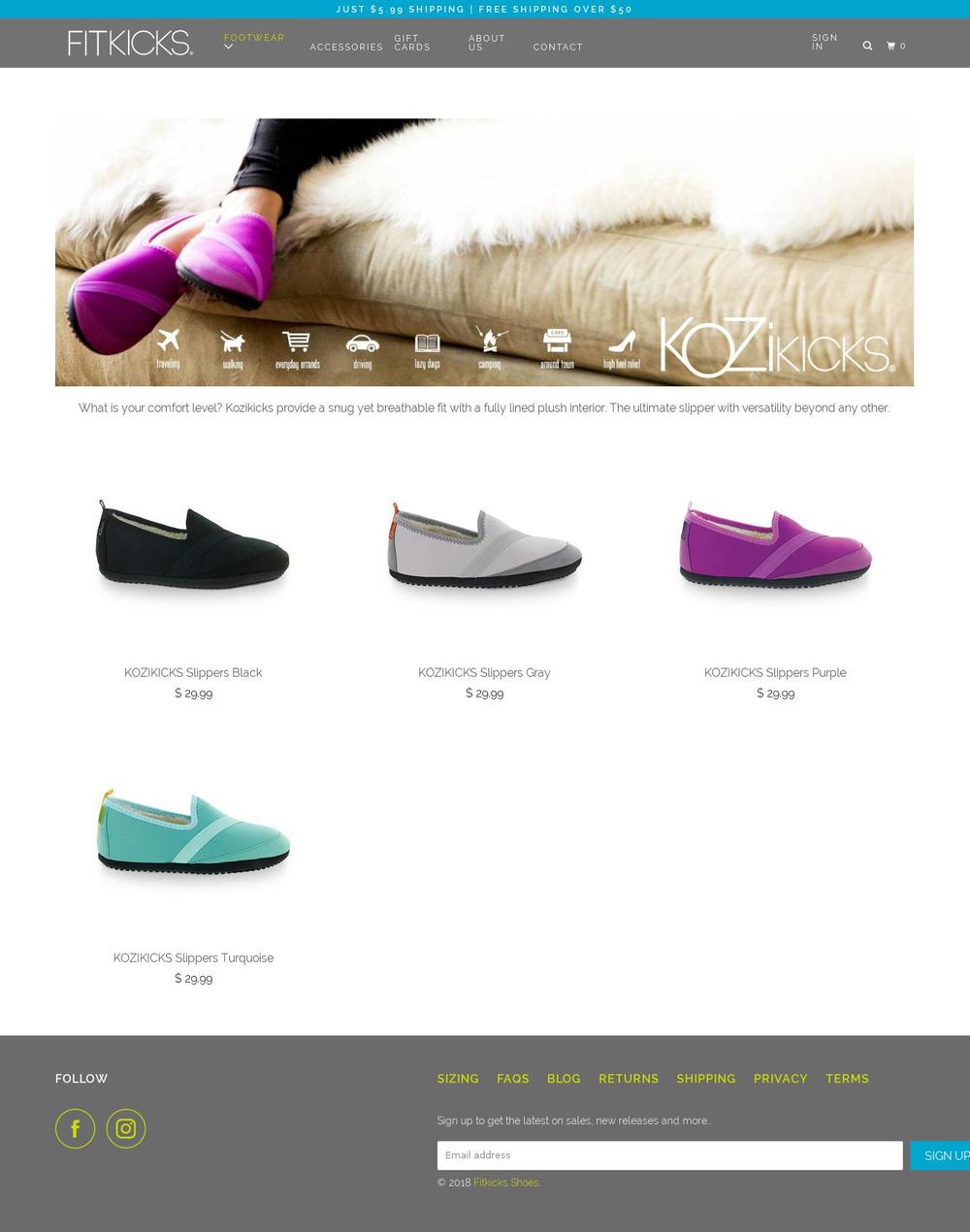 Emily's REDESIGN Parallax 5.3.1 6\/22\/18 Shopify theme site example kozifootwear.com