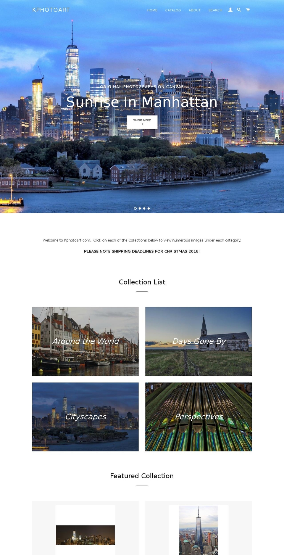 kphotoart.com — Shopify storefront screenshot