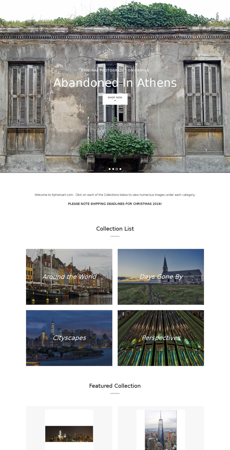 kphotoart.org shopify website screenshot